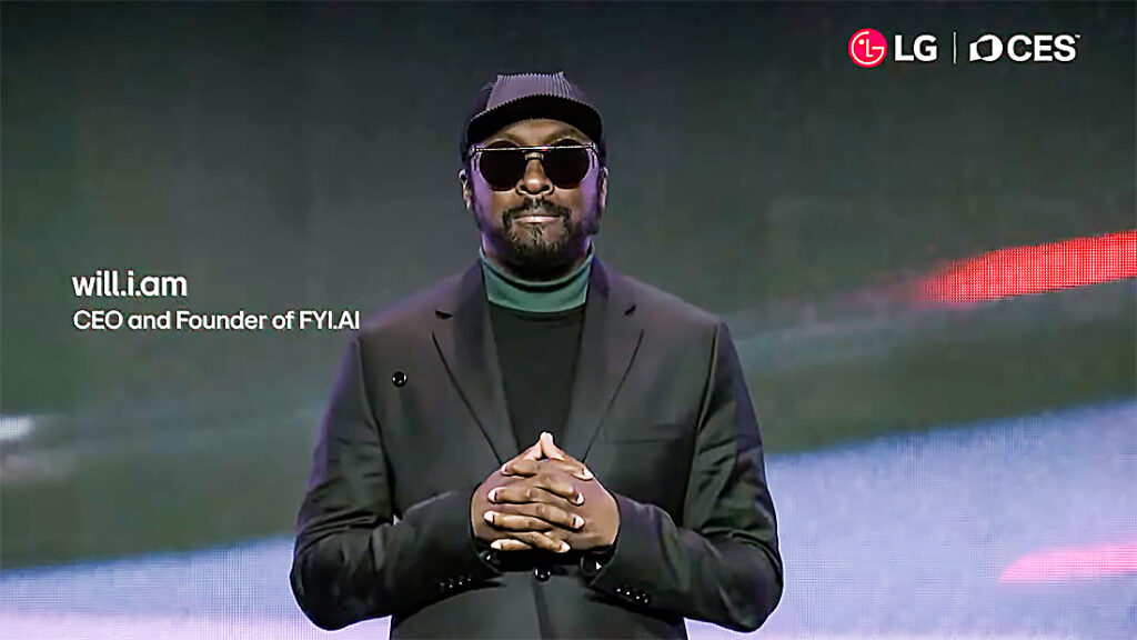 will.i.am is working with LG on X Boom speakers